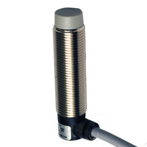 Sensor Indutivo AM1/AP-2C Datasensing M12 Sn 4mm PNP NO Cabo 2m 90°