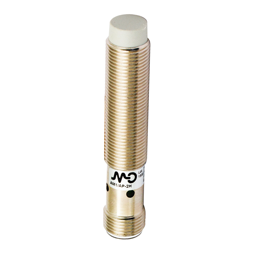 Sensor Indutivo AM1/AP-4H Datasensing M12 Sn 8mm PNP NO Conector M12